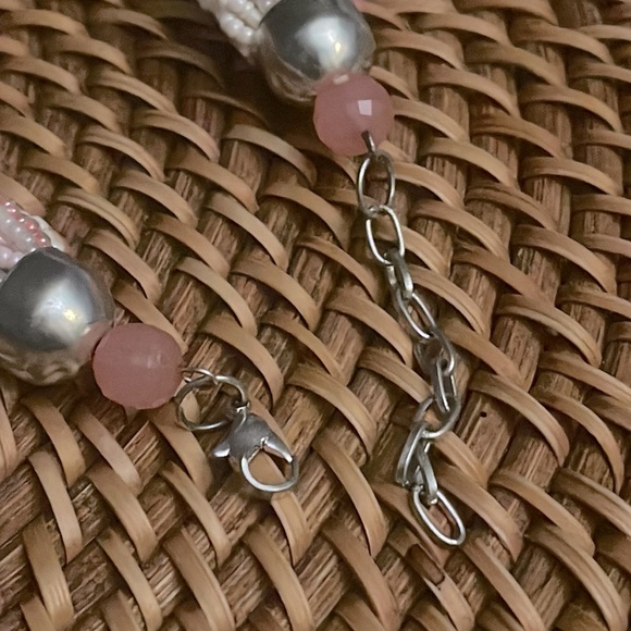 📿Stunning Vintage Micro Bead Multi Strand Braided Necklace - Picture 11 of 11